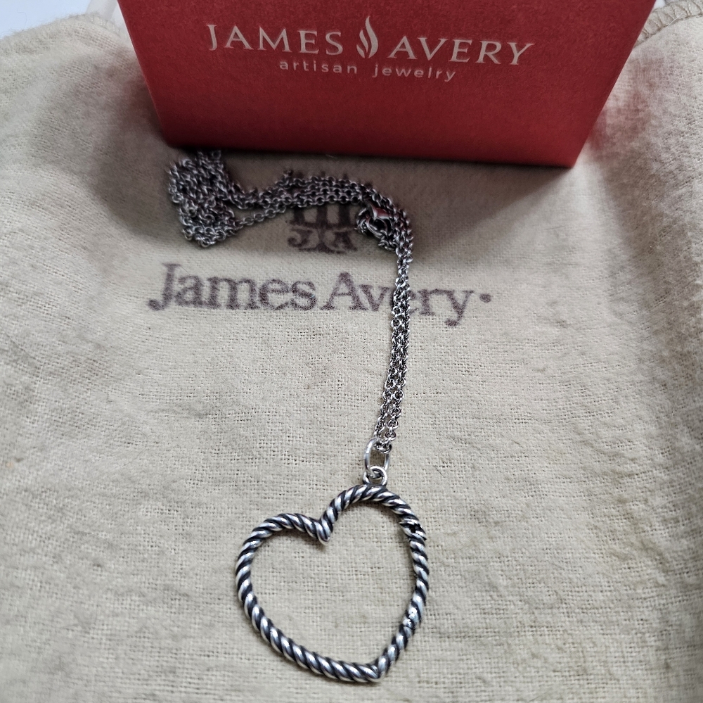 James Avery Changeable Heart Necklace